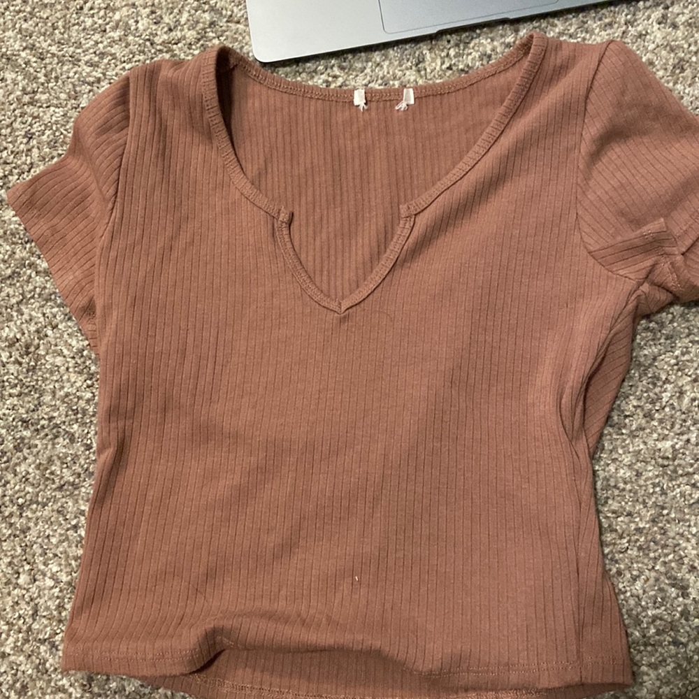 Brown tank top
